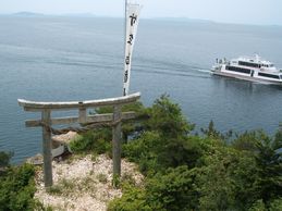 竹生島神社からの眺め